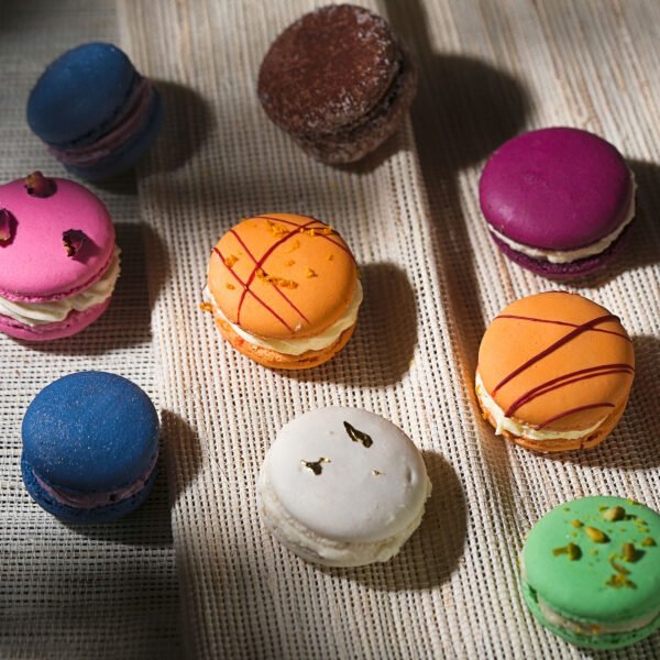 assorted-macarons